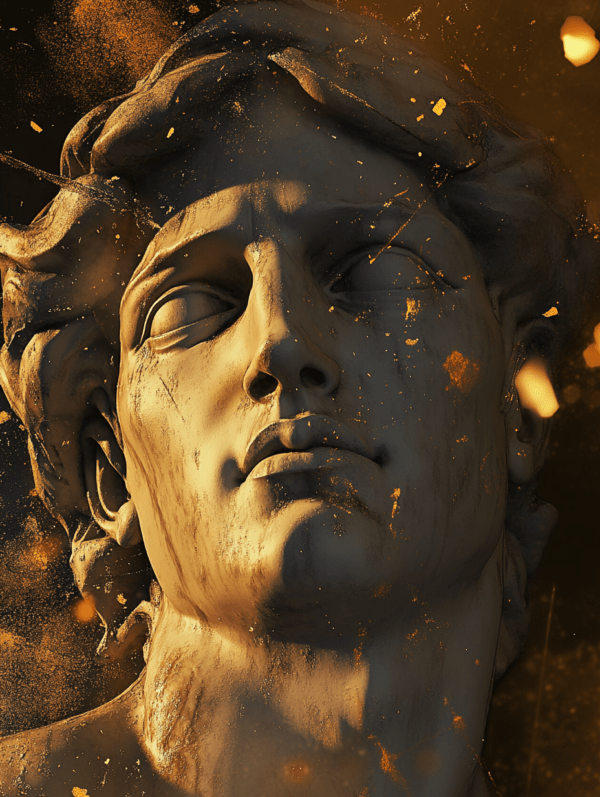 classic statue portrait