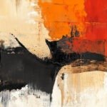 dynamic abstract painting