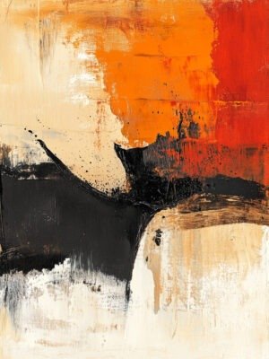 dynamic abstract painting