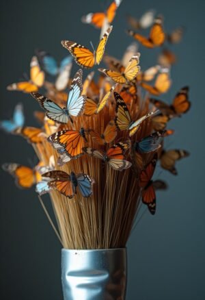 butterfly wall art