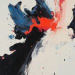 cosmic collision art painting