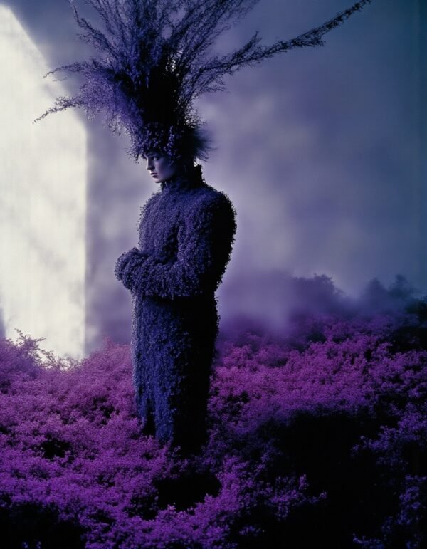 purple natural art