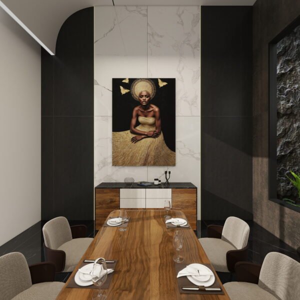 black lady Virtual art