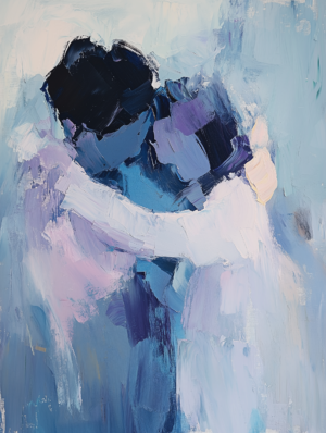 painting of two lovers