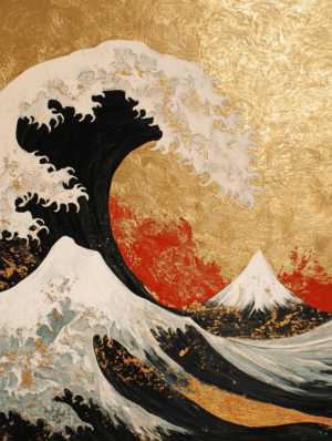 ocean wave painting