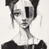 haunting woman portrait