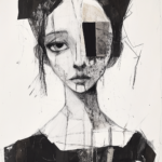haunting woman portrait